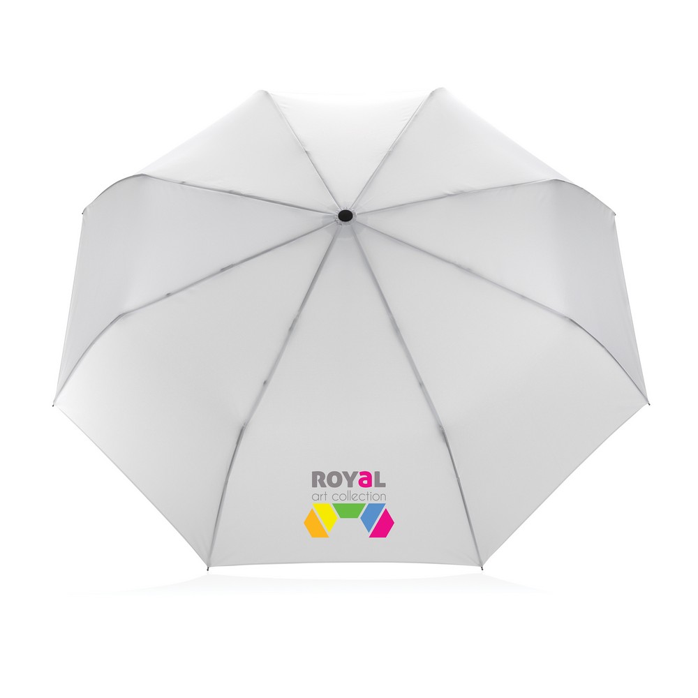 Parasol automatyczny 21" AWARE™ RPET z nadrukiem logo - Parasole automatyczne z nadrukiem logo | VEBI - zdjęcie 8