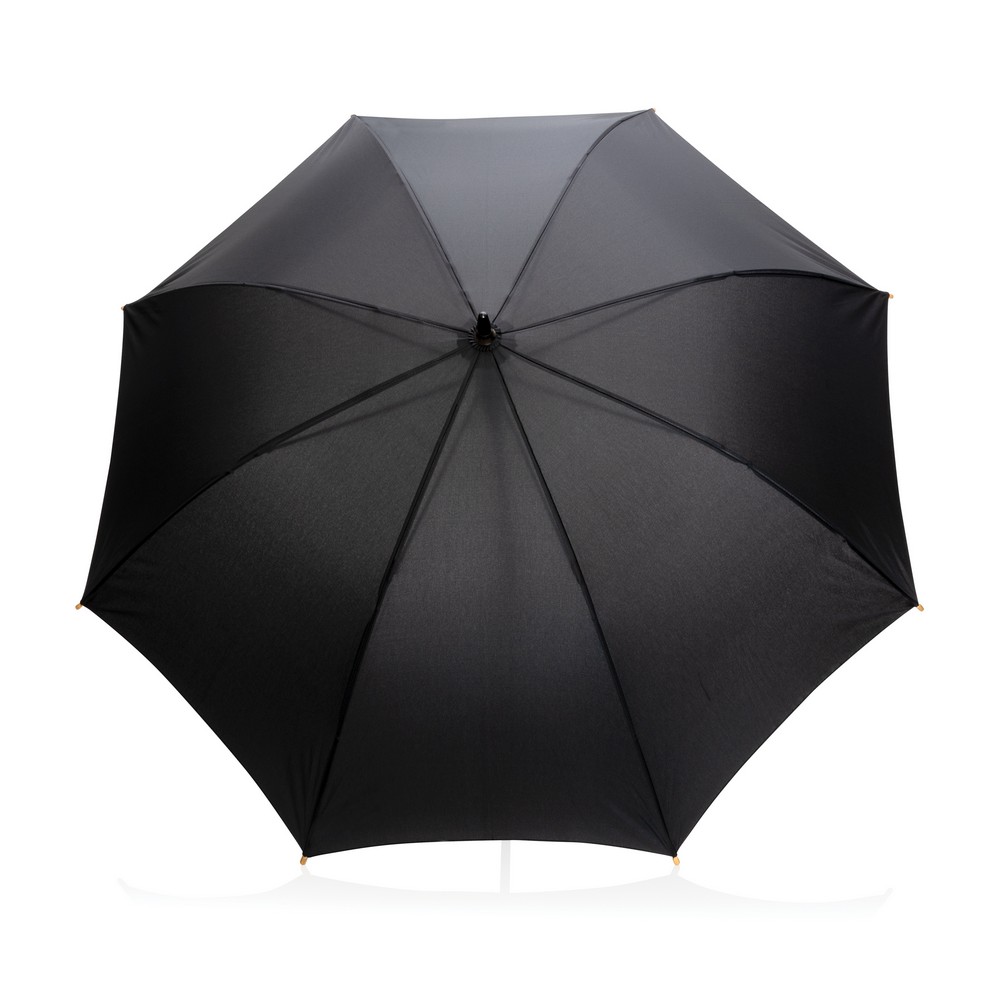 Parasol automatyczny 23" AWARE RPET z bambusowym uchwytem - Parasole automatyczne z nadrukiem logo | VEBI - zdjęcie 2