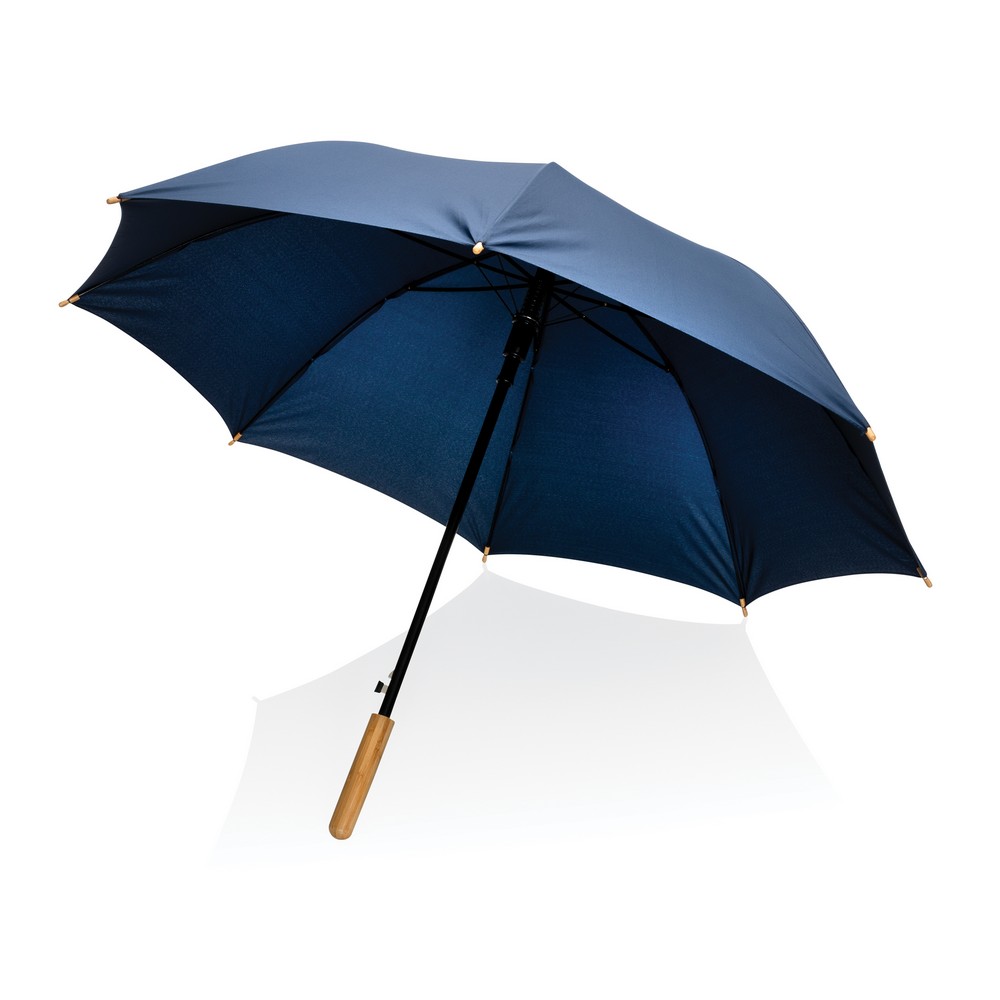 Parasol automatyczny 23" AWARE RPET z bambusowym uchwytem - Parasole automatyczne z nadrukiem logo | VEBI - zdjęcie 11