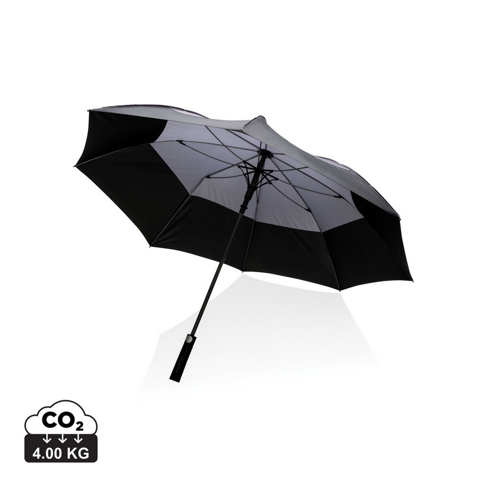 Parasol sztormowy AWARE™ z recyklingu - automatyczny 27" - Parasole automatyczne z nadrukiem logo | VEBI - zdjęcie 24