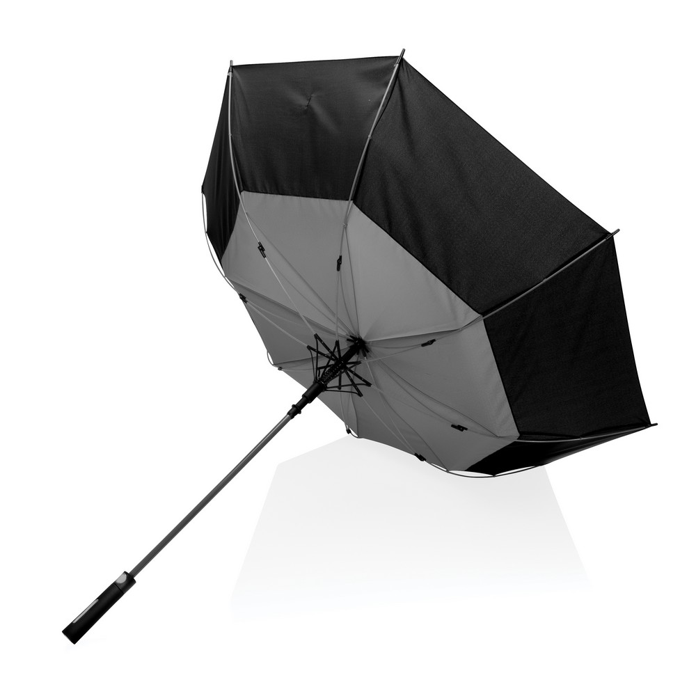 Parasol sztormowy AWARE™ z recyklingu - automatyczny 27" - Parasole automatyczne z nadrukiem logo | VEBI - zdjęcie 20