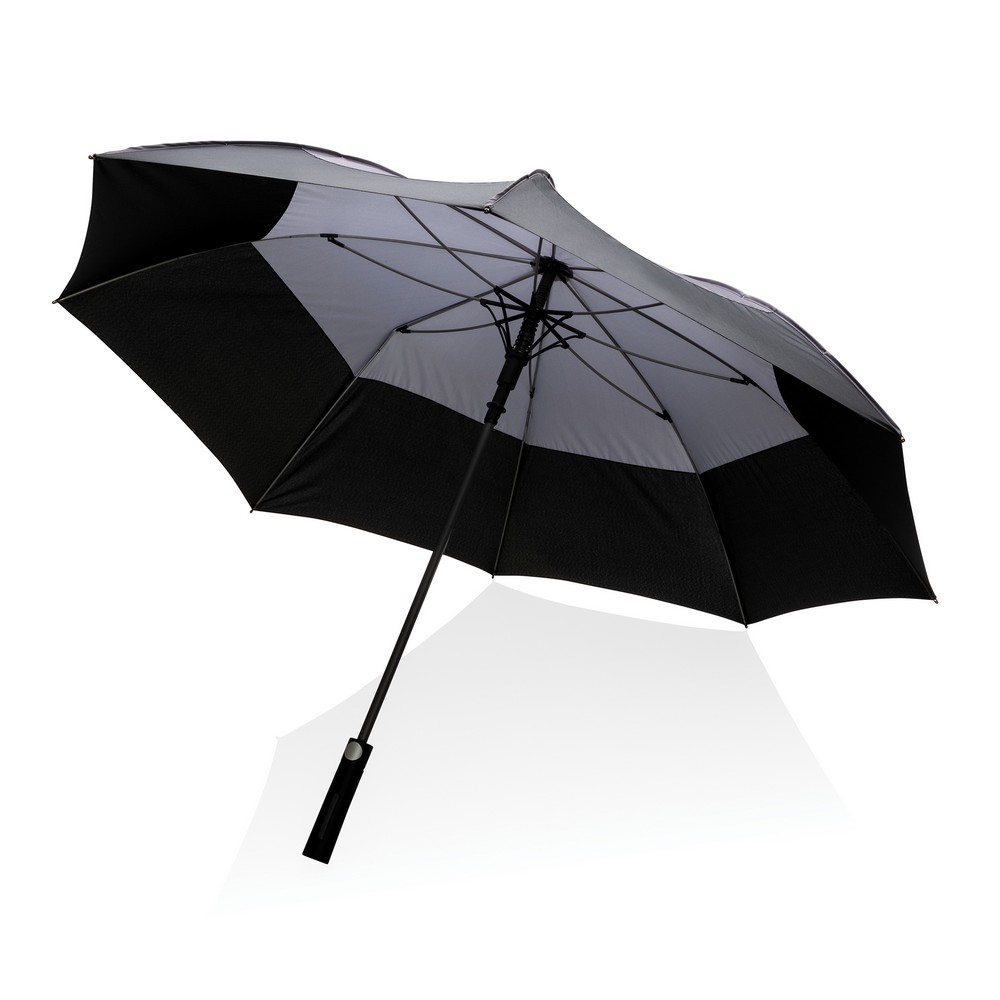 Parasol sztormowy AWARE™ z recyklingu - automatyczny 27" - Parasole automatyczne z nadrukiem logo | VEBI - zdjęcie 22