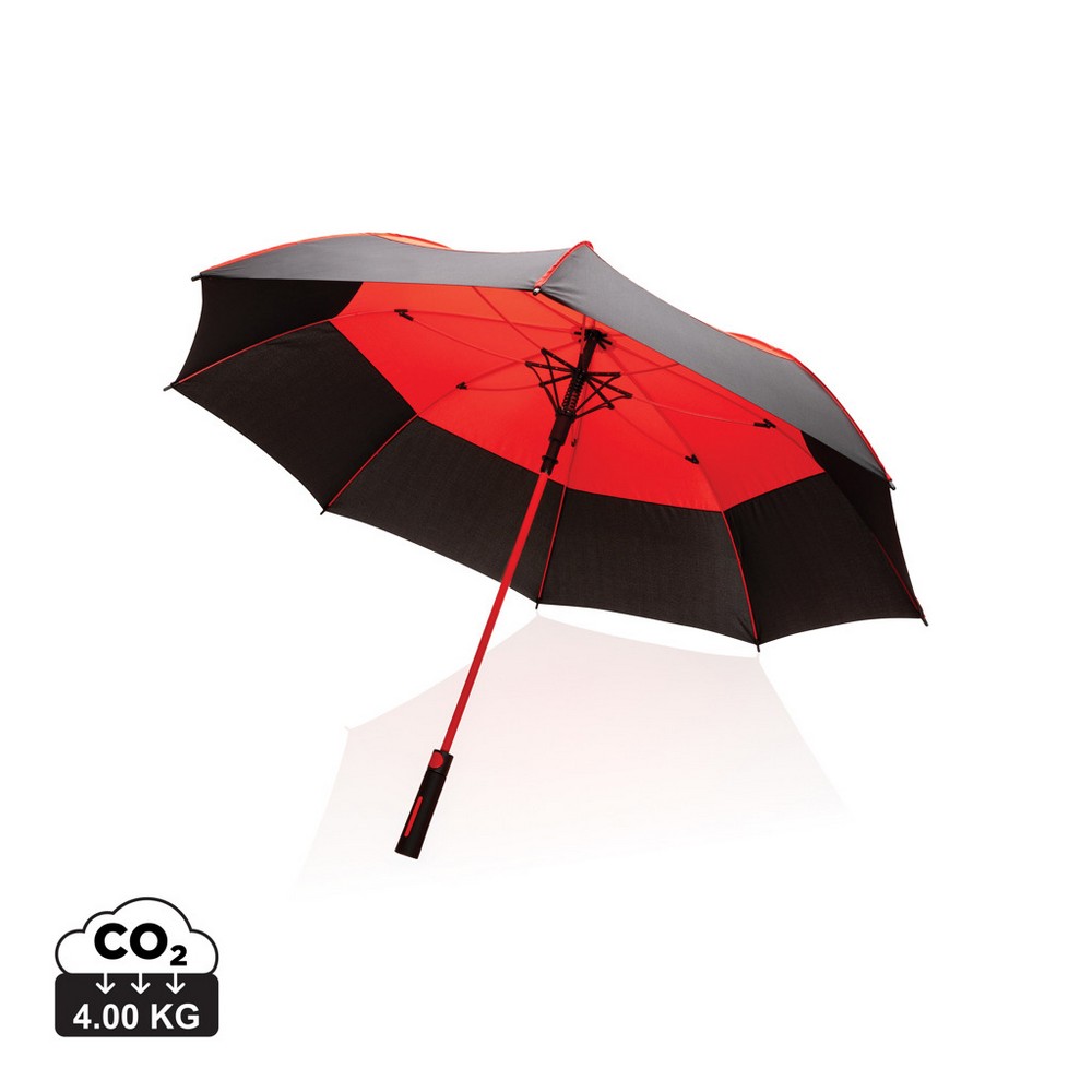 Parasol sztormowy AWARE™ z recyklingu - automatyczny 27" - Parasole automatyczne z nadrukiem logo | VEBI - zdjęcie 7