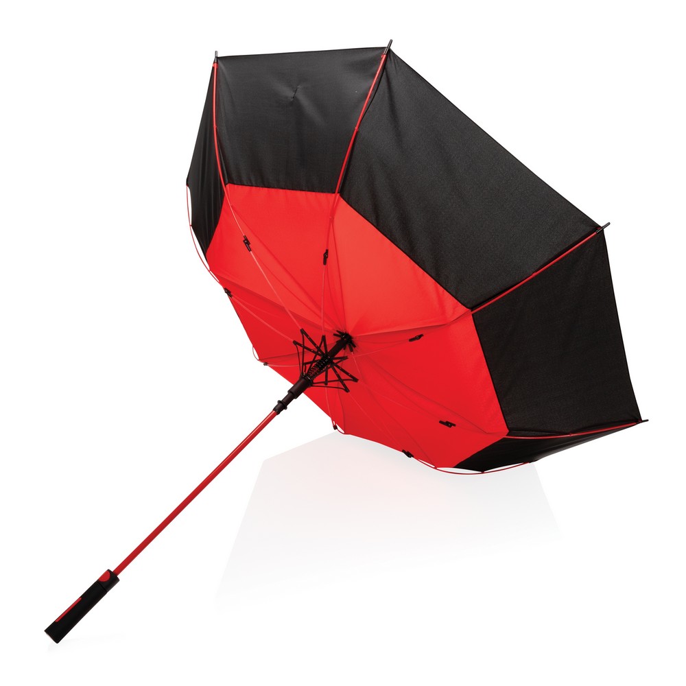 Parasol sztormowy AWARE™ z recyklingu - automatyczny 27\" - zdjęcie 3
