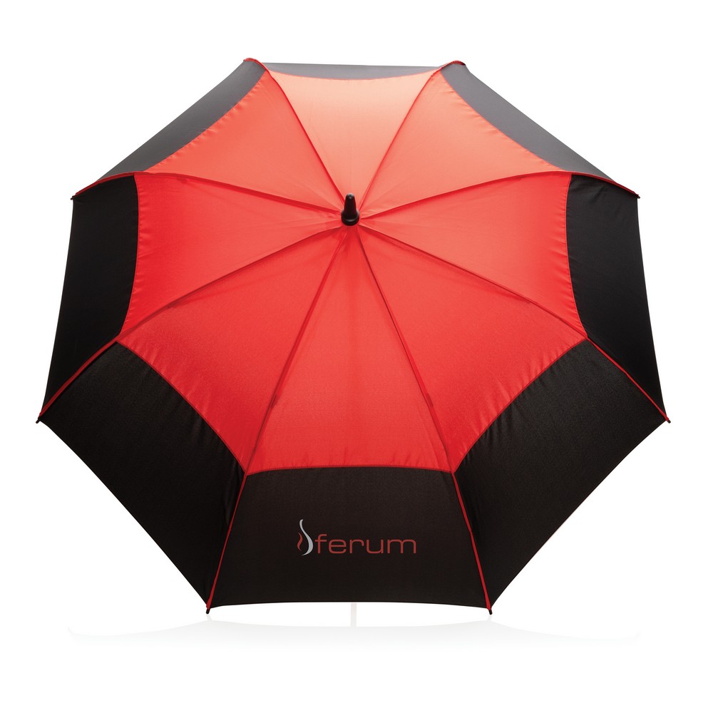 Parasol sztormowy AWARE™ z recyklingu - automatyczny 27" - Parasole automatyczne z nadrukiem logo | VEBI - zdjęcie 6
