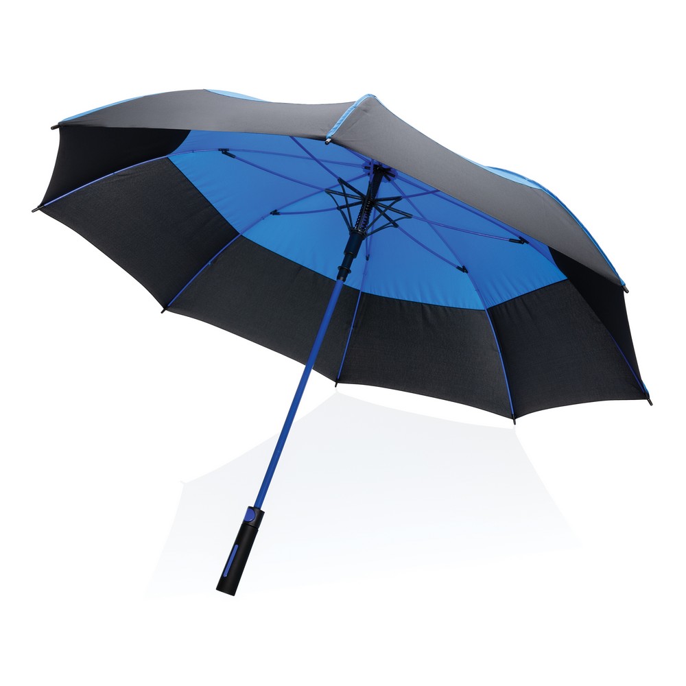 Parasol sztormowy AWARE™ z recyklingu - automatyczny 27" - Parasole automatyczne z nadrukiem logo | VEBI - zdjęcie 13