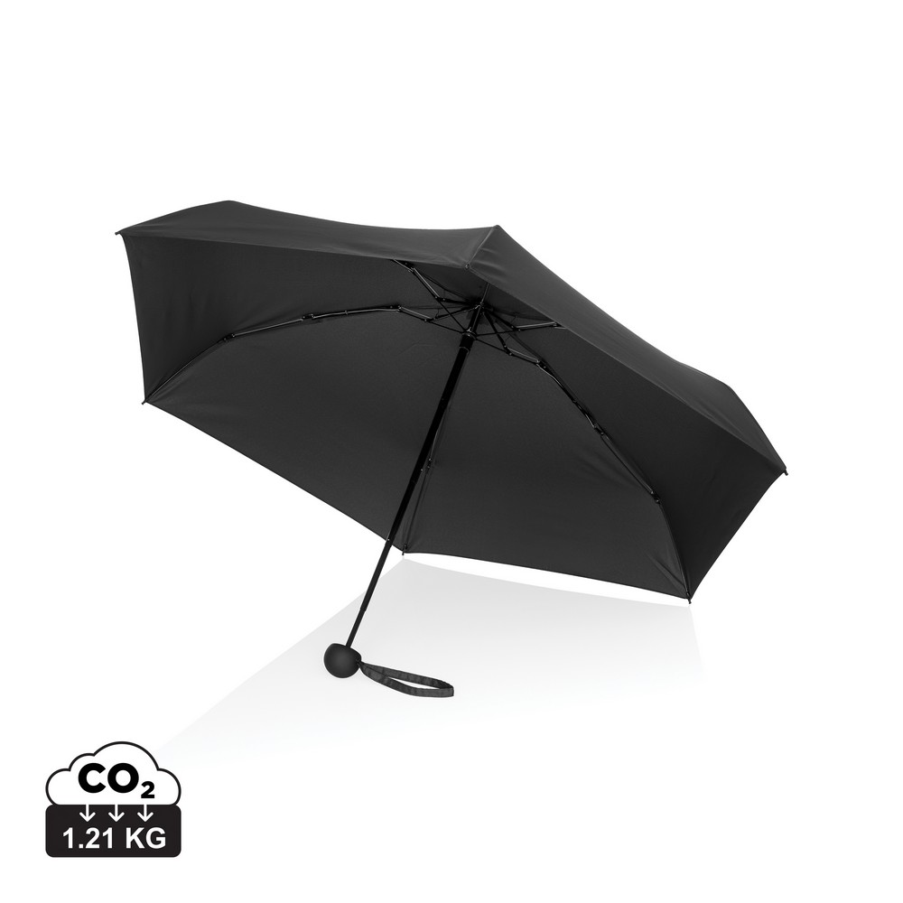 Parasol ekologiczny RPET z metalowyma ramą 19,5" - Parasole manualne z nadrukiem logo | VEBI - zdjęcie 7