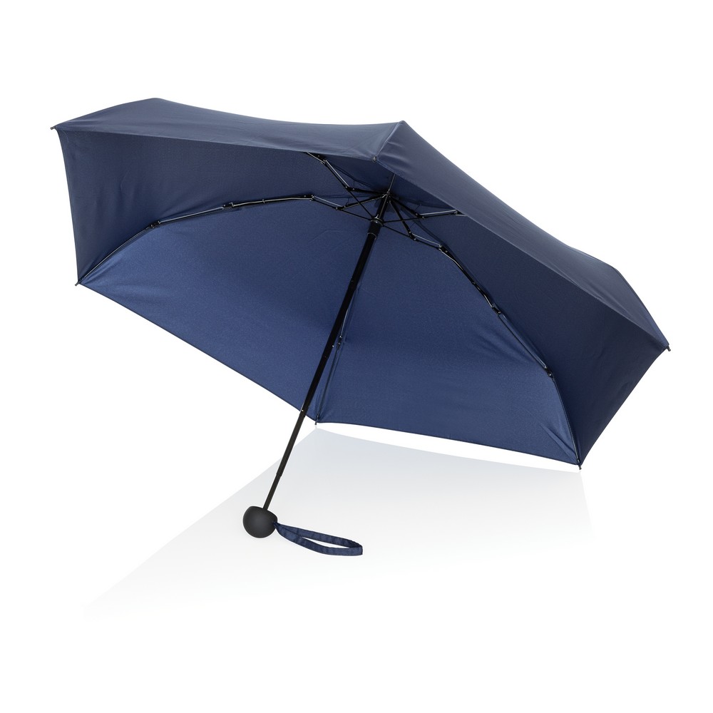 Parasol ekologiczny RPET z metalowyma ramą 19,5" - Parasole manualne z nadrukiem logo | VEBI - zdjęcie 9
