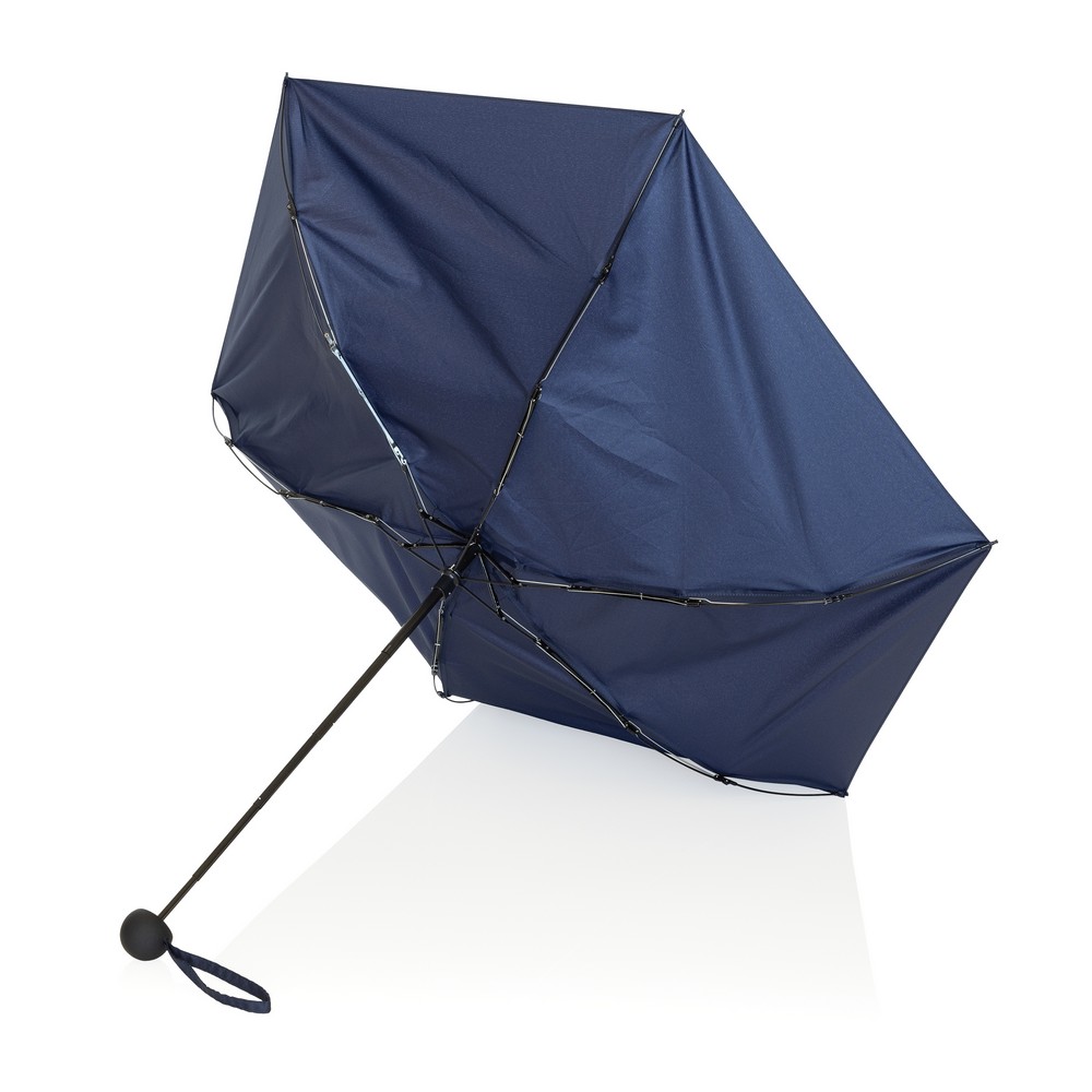 Parasol ekologiczny RPET z metalowyma ramą 19,5" - Parasole manualne z nadrukiem logo | VEBI - zdjęcie 11