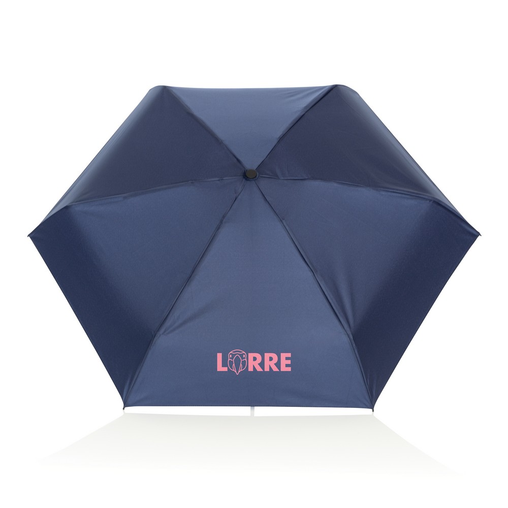 Parasol ekologiczny RPET z metalowyma ramą 19,5" - Parasole manualne z nadrukiem logo | VEBI - zdjęcie 13