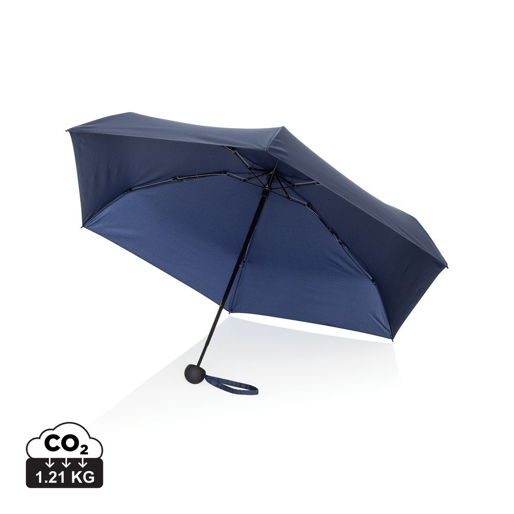 Parasol ekologiczny RPET z metalowyma ramą 19,5" - Parasole manualne z nadrukiem logo | VEBI - zdjęcie 14