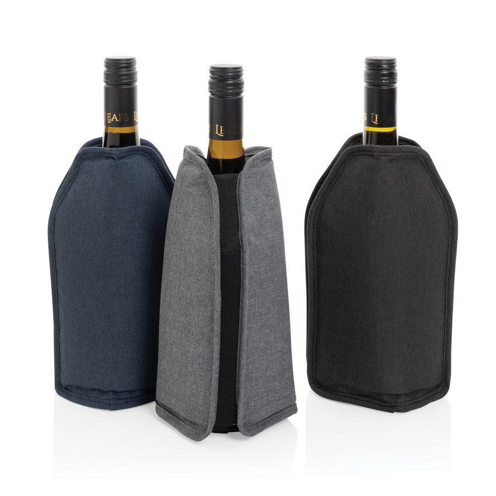 Cooler do wina Vino z recyklingu RPET z nadrukiem logo - Akcesoria barowe z nadrukiem logo | VEBI - zdjęcie 6