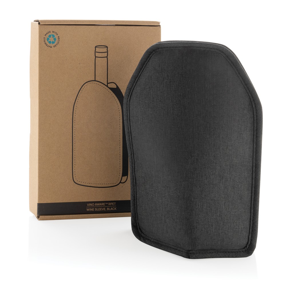 Cooler do wina Vino z recyklingu RPET z nadrukiem logo - Akcesoria barowe z nadrukiem logo | VEBI - zdjęcie 8