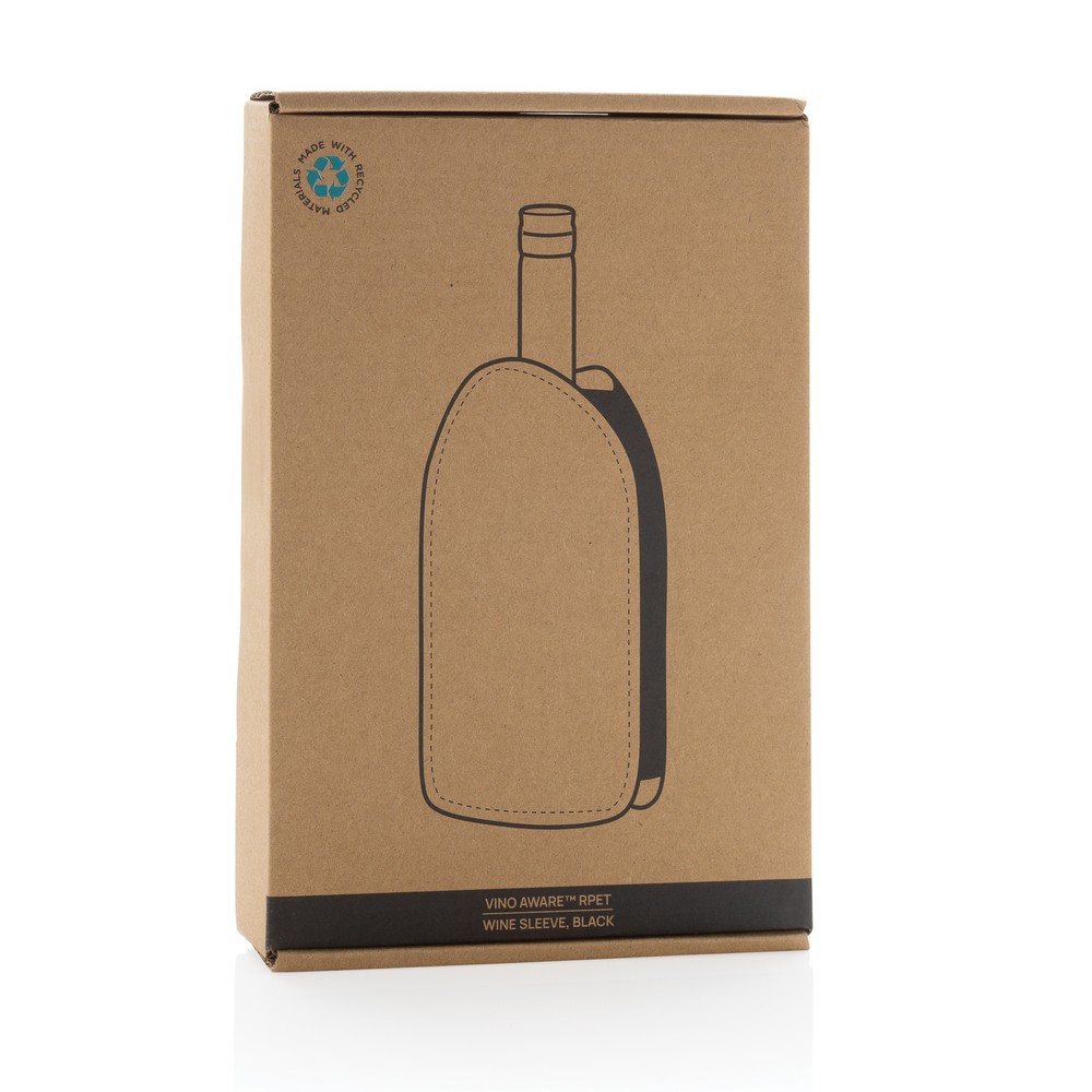 Cooler do wina Vino z recyklingu RPET z nadrukiem logo - Akcesoria barowe z nadrukiem logo | VEBI - zdjęcie 9