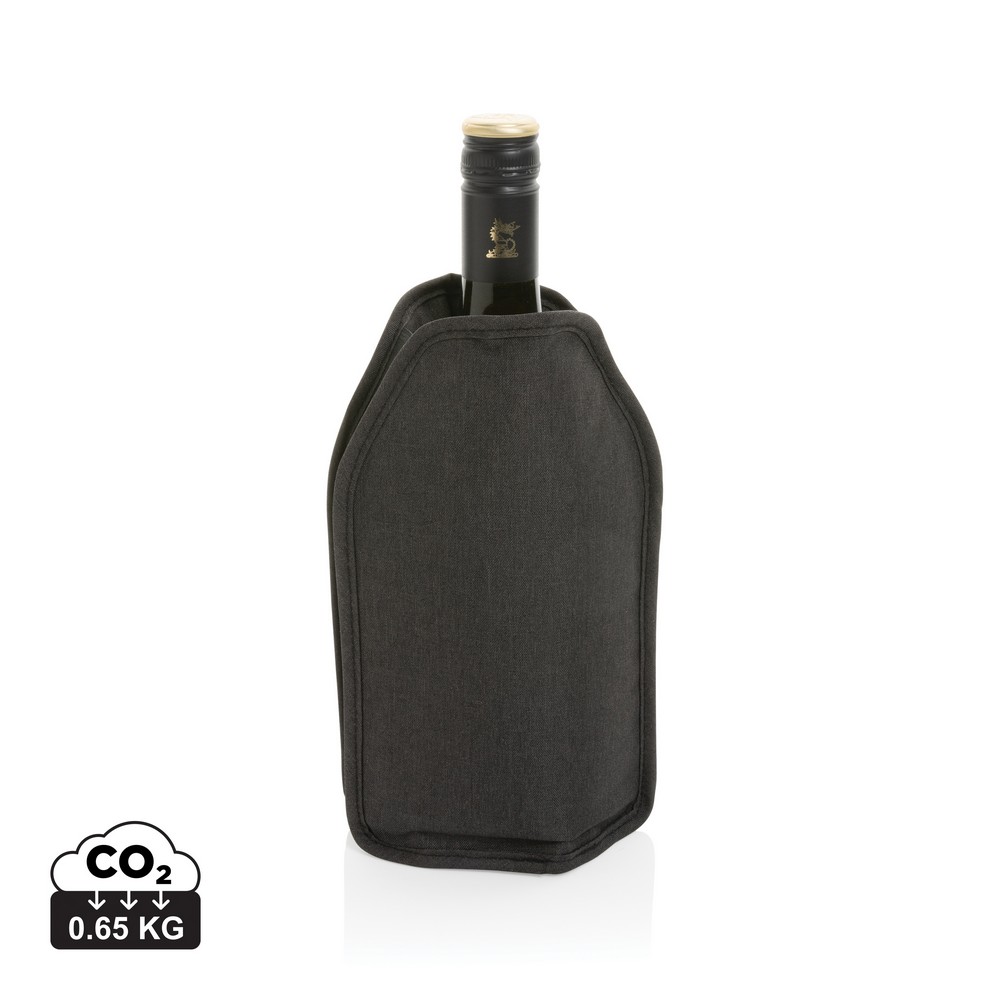Cooler do wina Vino z recyklingu RPET z nadrukiem logo - Akcesoria barowe z nadrukiem logo | VEBI - zdjęcie 10