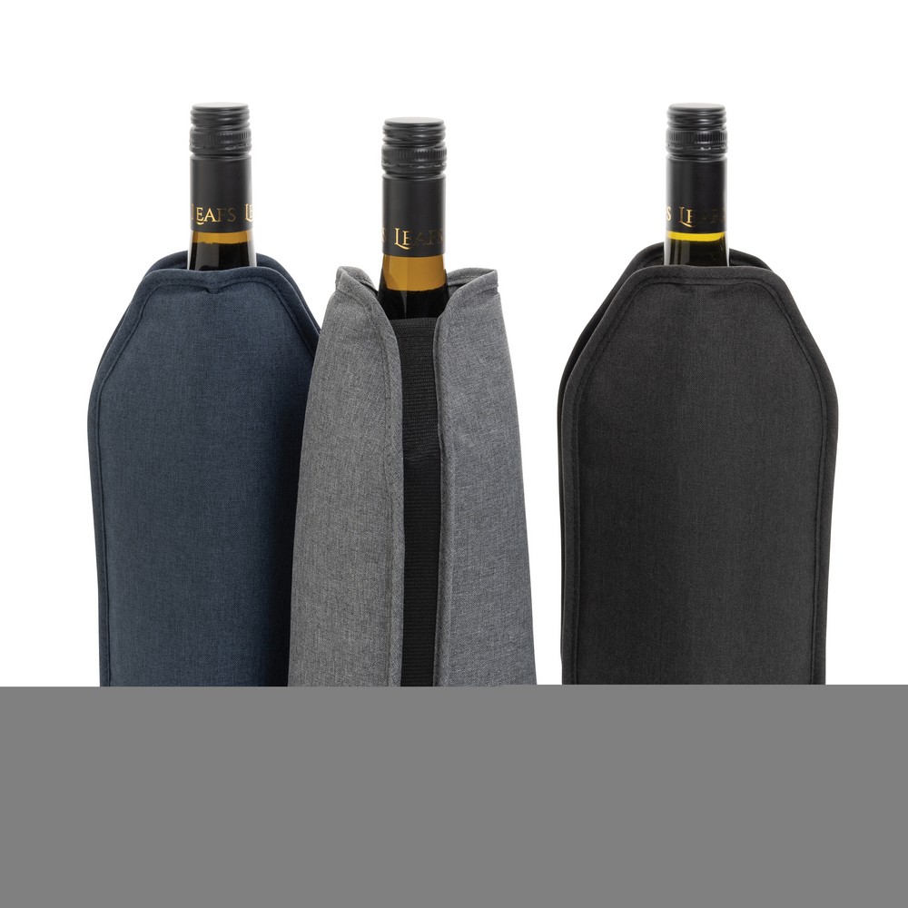 Cooler do wina Vino z recyklingu RPET z nadrukiem logo - Akcesoria barowe z nadrukiem logo | VEBI - zdjęcie 12