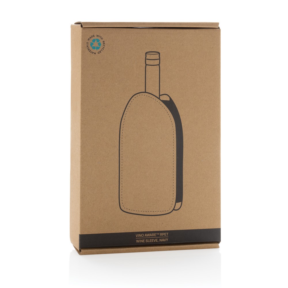 Cooler do wina Vino z recyklingu RPET z nadrukiem logo - Akcesoria barowe z nadrukiem logo | VEBI - zdjęcie 15