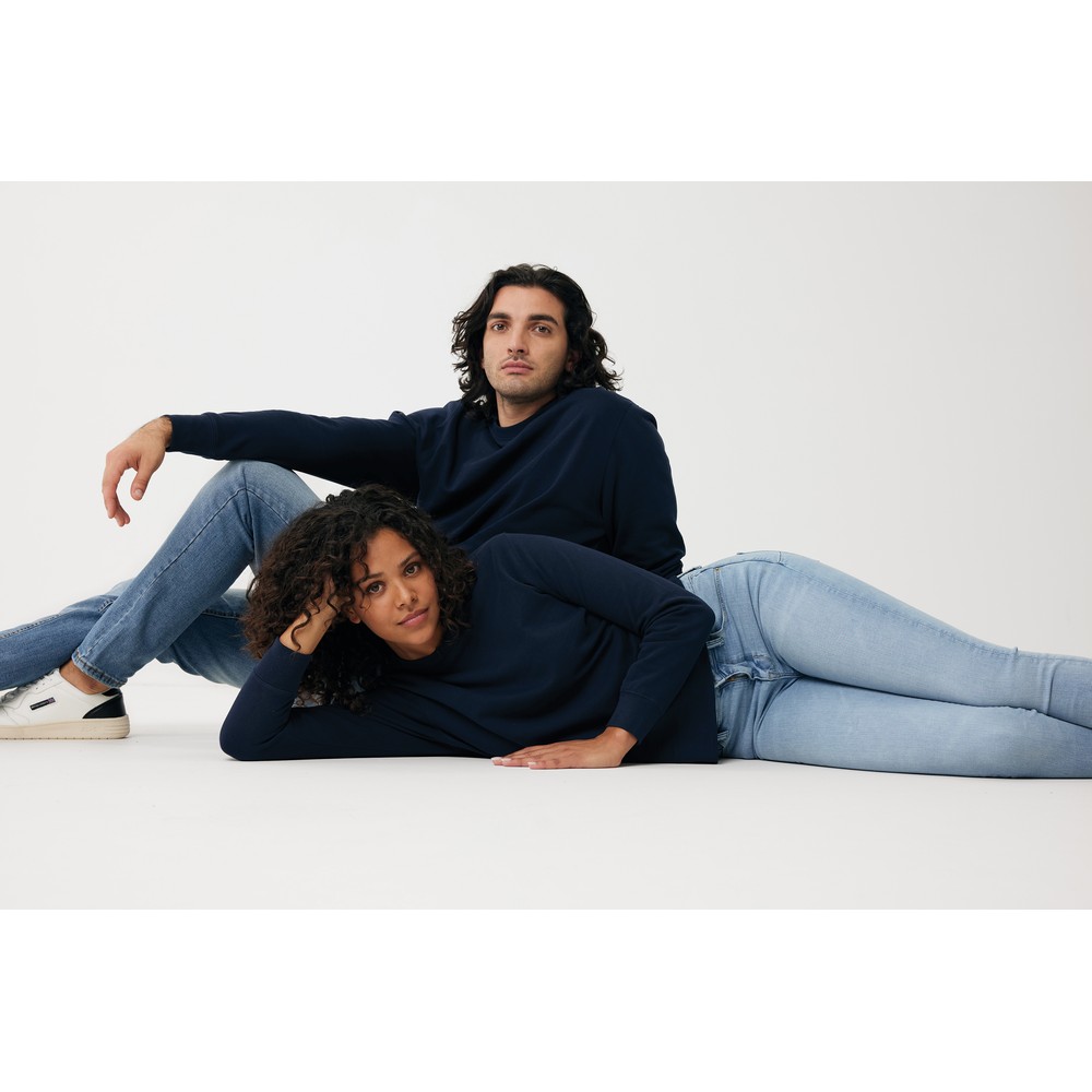 Ekologiczny sweter unisex z bawełny z recyklingu Etosha - Inne tekstylia z nadrukiem logo | VEBI - zdjęcie 547