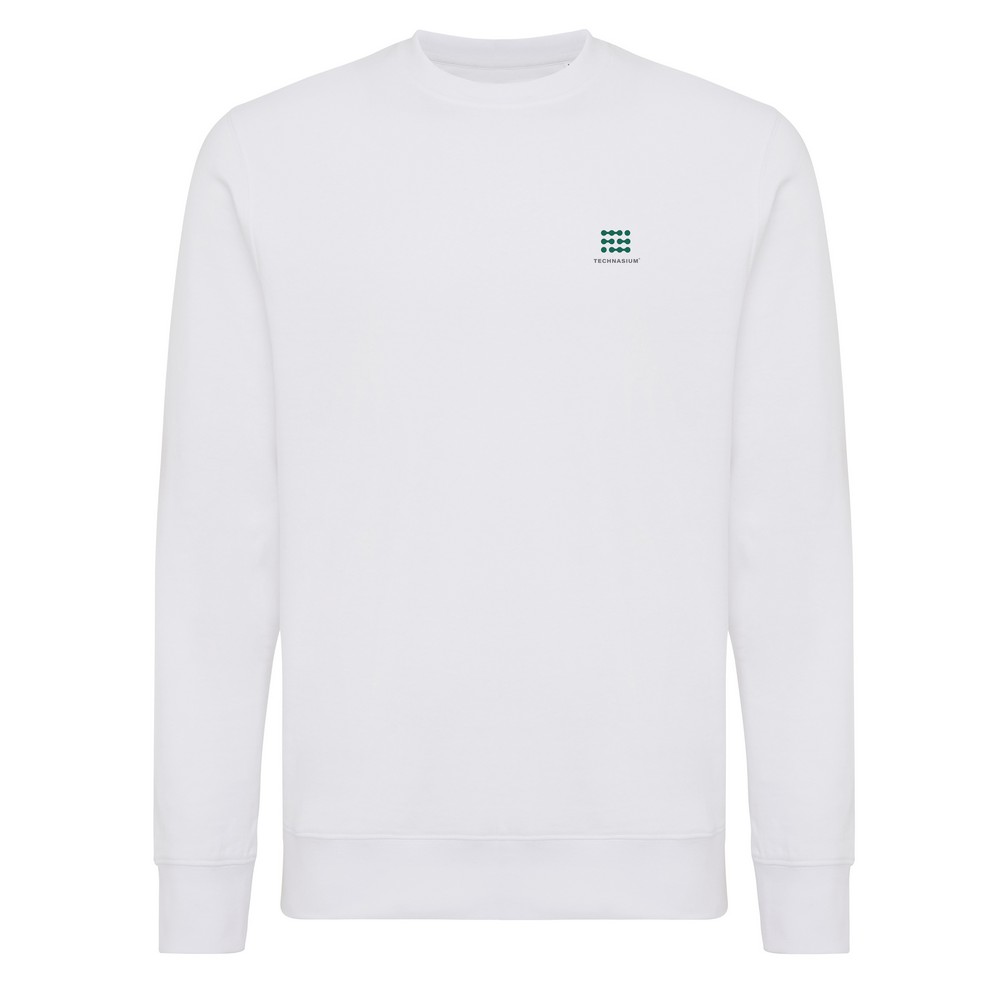 Ekologiczny sweter unisex z bawełny z recyklingu Etosha - Inne tekstylia z nadrukiem logo | VEBI - zdjęcie 55