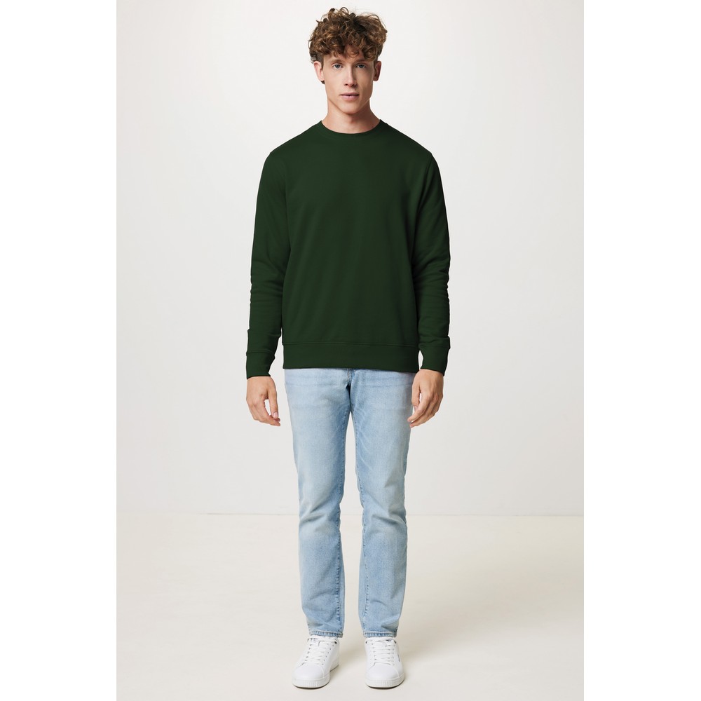 Ekologiczny sweter unisex z bawełny z recyklingu Etosha - Inne tekstylia z nadrukiem logo | VEBI - zdjęcie 944