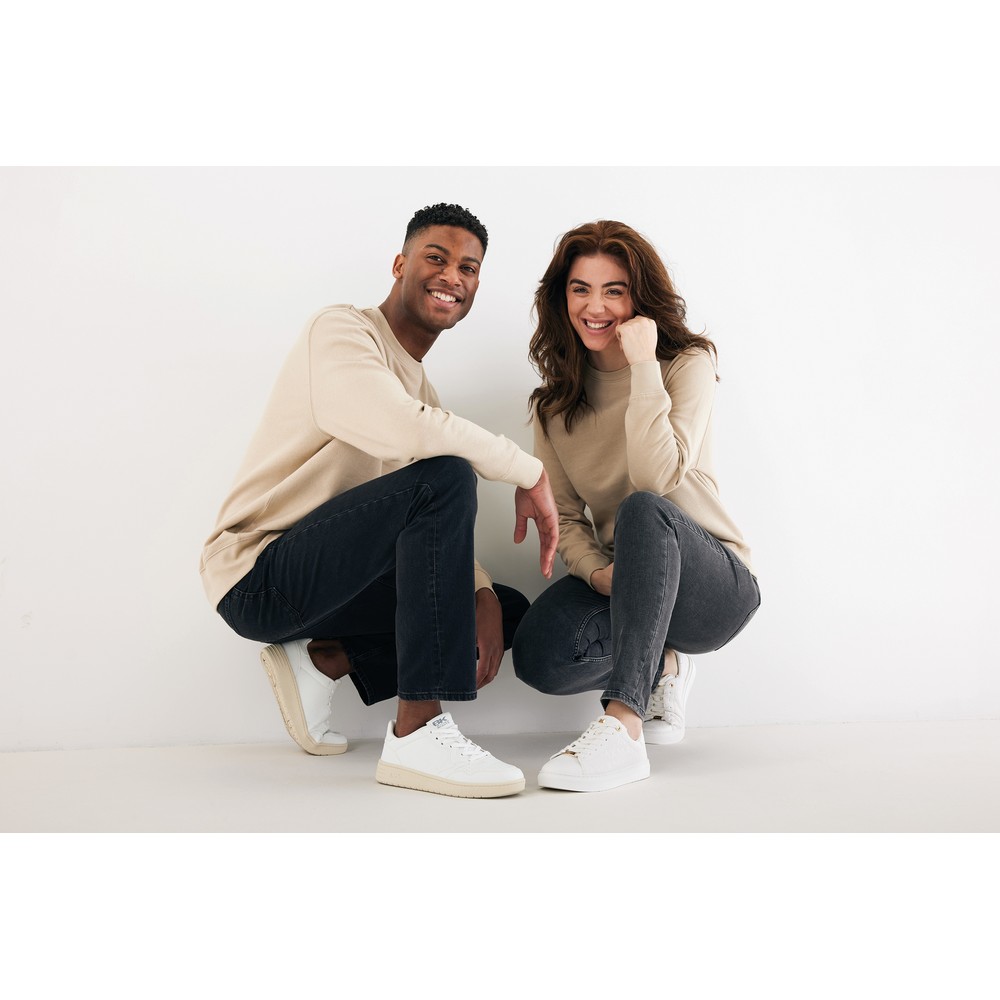 Ekologiczny sweter unisex z bawełny z recyklingu Etosha - Inne tekstylia z nadrukiem logo | VEBI - zdjęcie 16