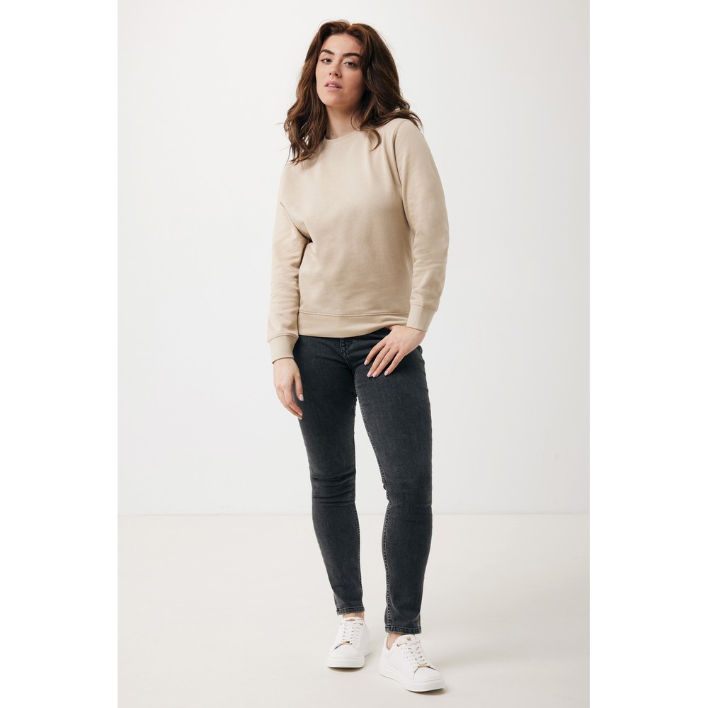 Ekologiczny sweter unisex z bawełny z recyklingu Etosha - Inne tekstylia z nadrukiem logo | VEBI - zdjęcie 14