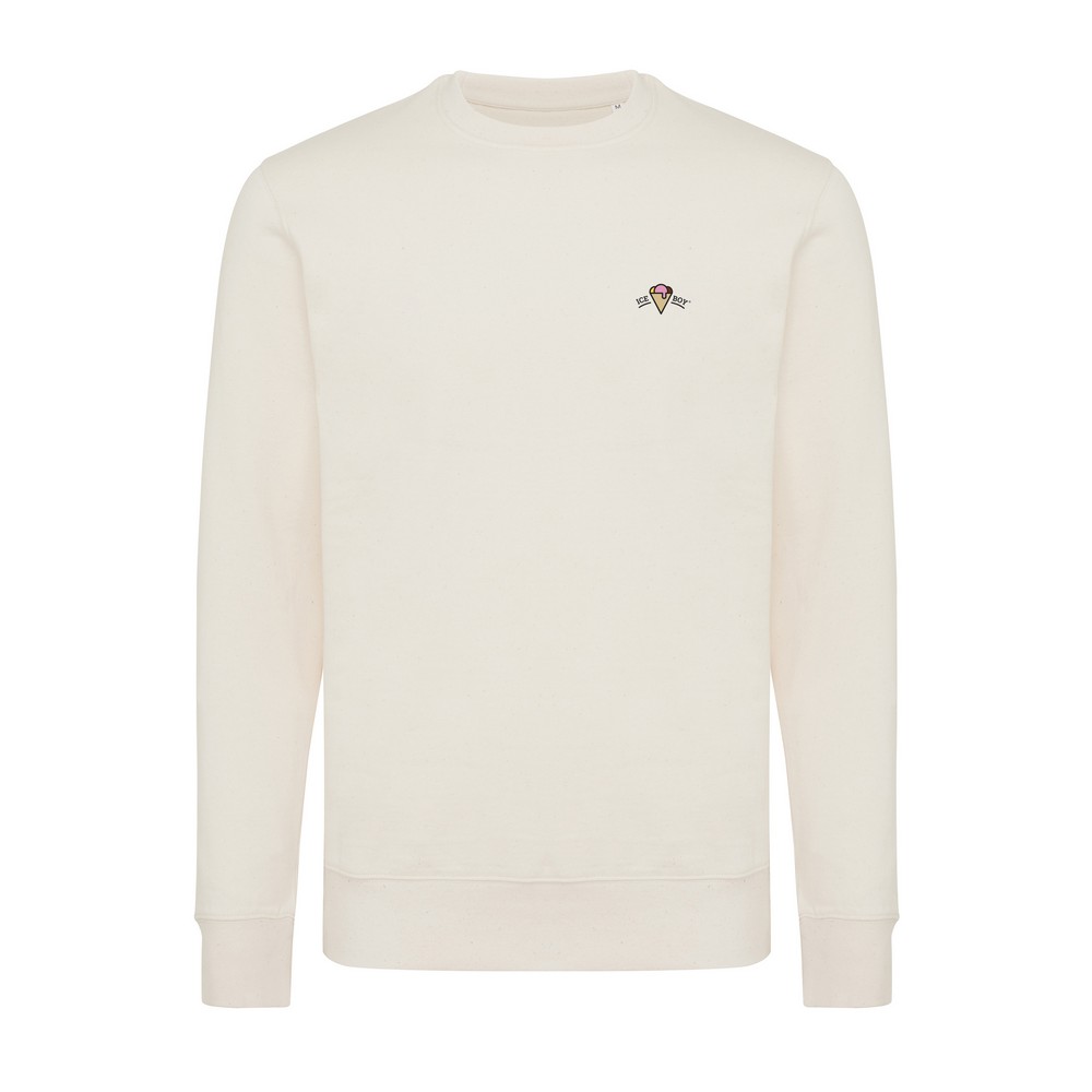 Ekologiczny sweter unisex z bawełny z recyklingu Etosha - Inne tekstylia z nadrukiem logo | VEBI - zdjęcie 429