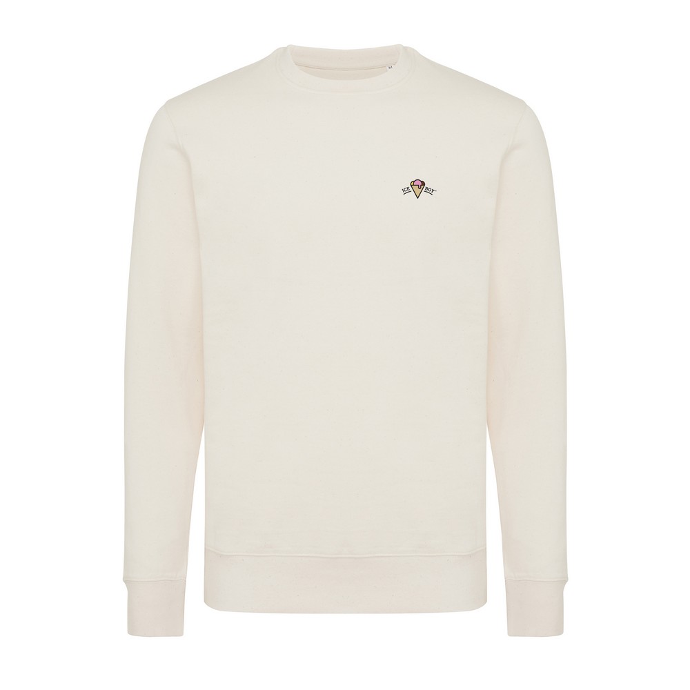 Ekologiczny sweter unisex z bawełny z recyklingu Etosha - Inne tekstylia z nadrukiem logo | VEBI - zdjęcie 422