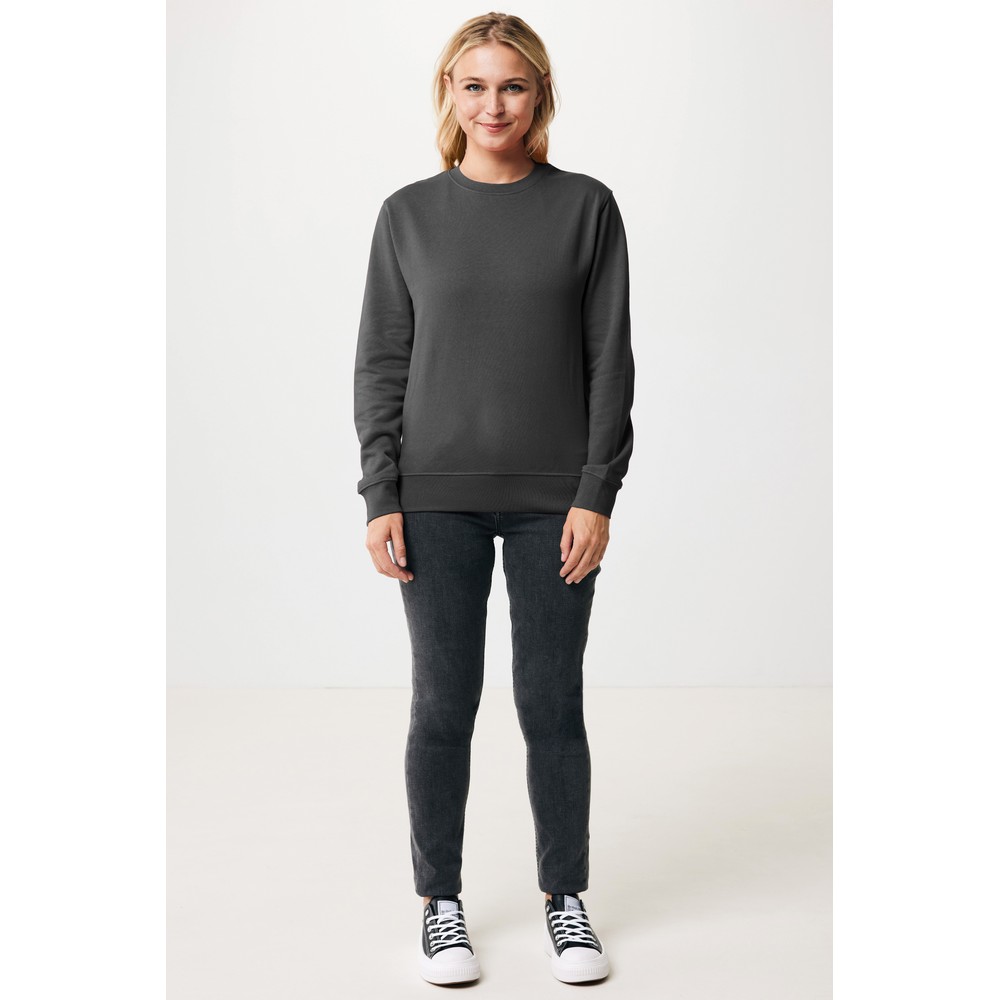 Ekologiczny sweter unisex z bawełny z recyklingu Etosha - Inne tekstylia z nadrukiem logo | VEBI - zdjęcie 764