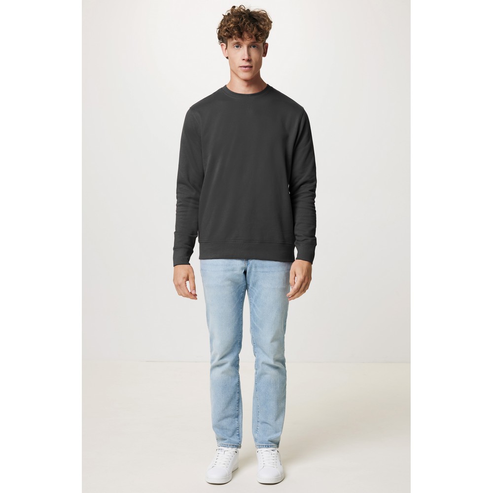 Ekologiczny sweter unisex z bawełny z recyklingu Etosha - Inne tekstylia z nadrukiem logo | VEBI - zdjęcie 762