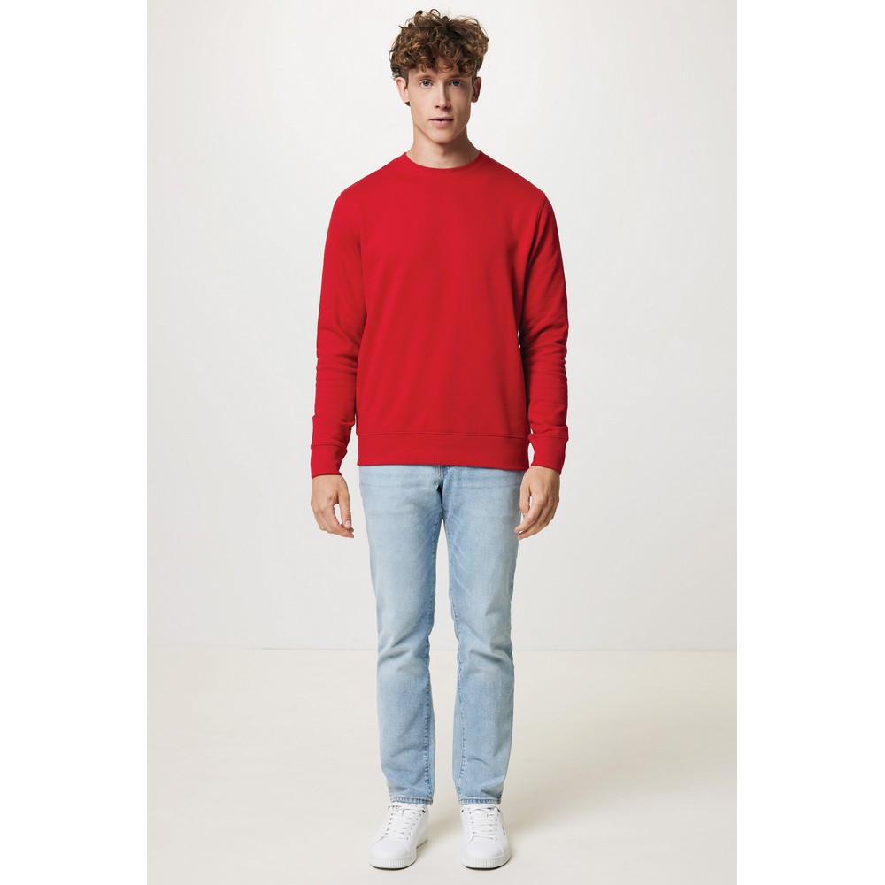 Ekologiczny sweter unisex z bawełny z recyklingu Etosha - Inne tekstylia z nadrukiem logo | VEBI - zdjęcie 276