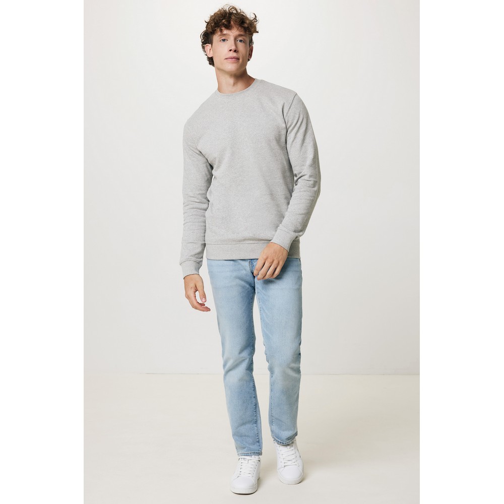 Ekologiczny sweter unisex z bawełny z recyklingu Etosha - Inne tekstylia z nadrukiem logo | VEBI - zdjęcie 775