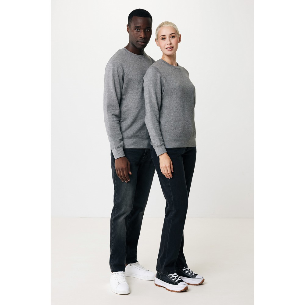 Ekologiczny sweter unisex z bawełny z recyklingu Etosha - Inne tekstylia z nadrukiem logo | VEBI - zdjęcie 795