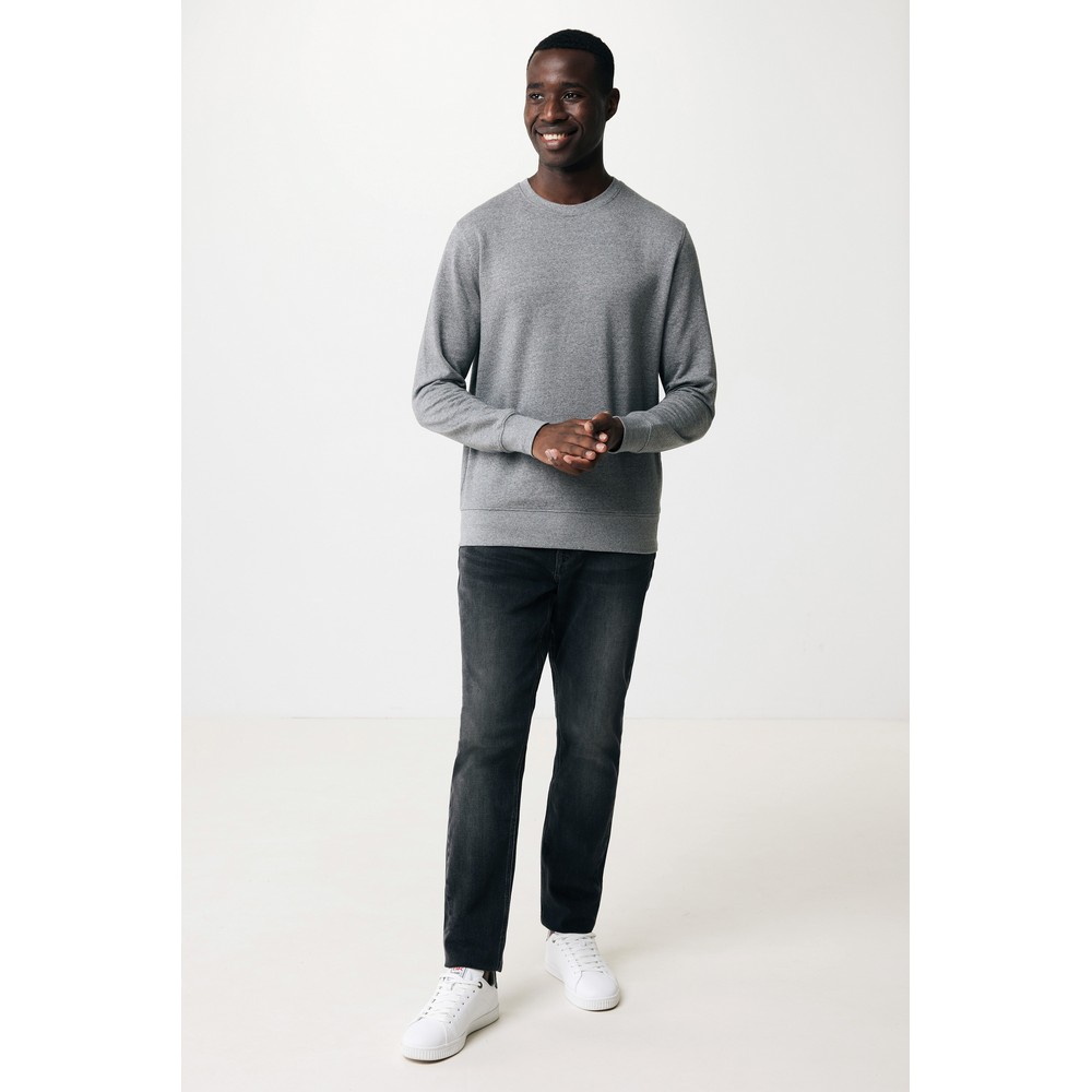 Ekologiczny sweter unisex z bawełny z recyklingu Etosha - Inne tekstylia z nadrukiem logo | VEBI - zdjęcie 790