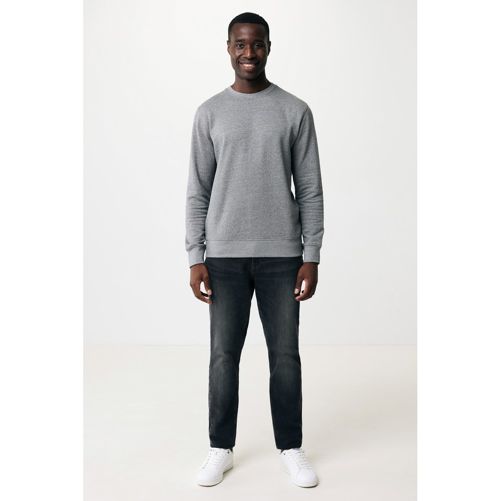 Ekologiczny sweter unisex z bawełny z recyklingu Etosha - Inne tekstylia z nadrukiem logo | VEBI - zdjęcie 789