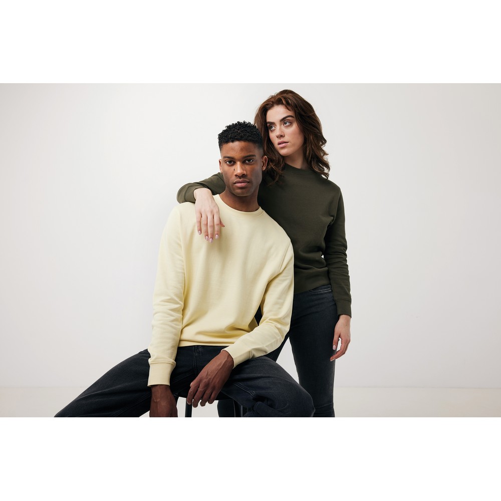 Ekologiczny sweter unisex z bawełny z recyklingu Etosha - Inne tekstylia z nadrukiem logo | VEBI - zdjęcie 1068