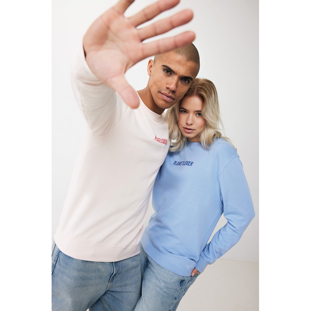 Ekologiczny sweter unisex z bawełny z recyklingu Etosha - Inne tekstylia z nadrukiem logo | VEBI - zdjęcie 718