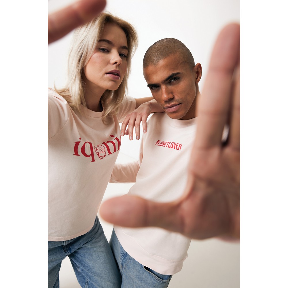 Ekologiczny sweter unisex z bawełny z recyklingu Etosha - Inne tekstylia z nadrukiem logo | VEBI - zdjęcie 714