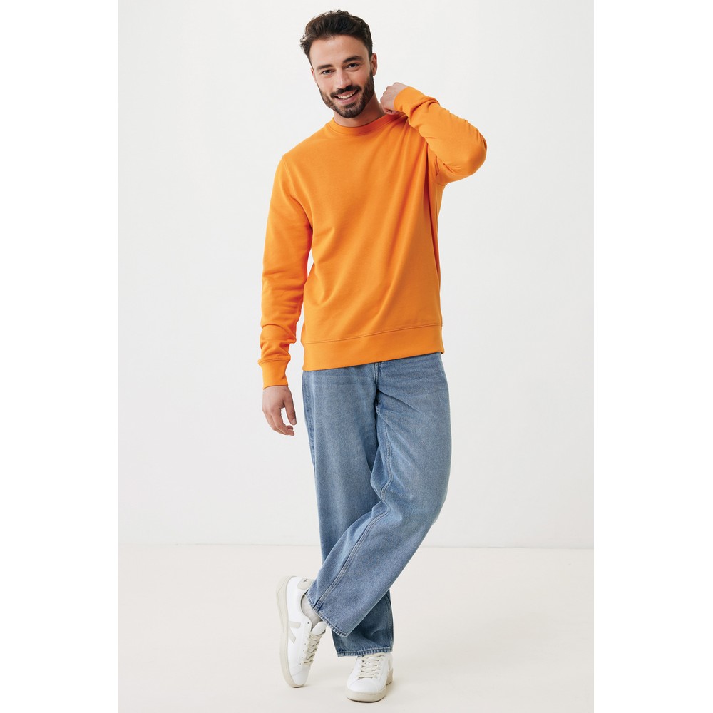 Ekologiczny sweter unisex z bawełny z recyklingu Etosha - Inne tekstylia z nadrukiem logo | VEBI - zdjęcie 680