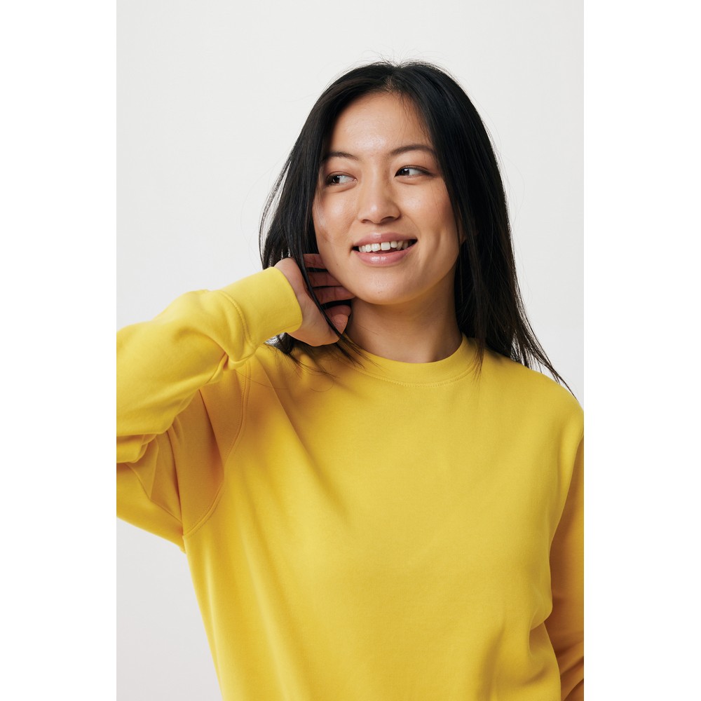 Ekologiczny sweter unisex z bawełny z recyklingu Etosha - Inne tekstylia z nadrukiem logo | VEBI - zdjęcie 1125