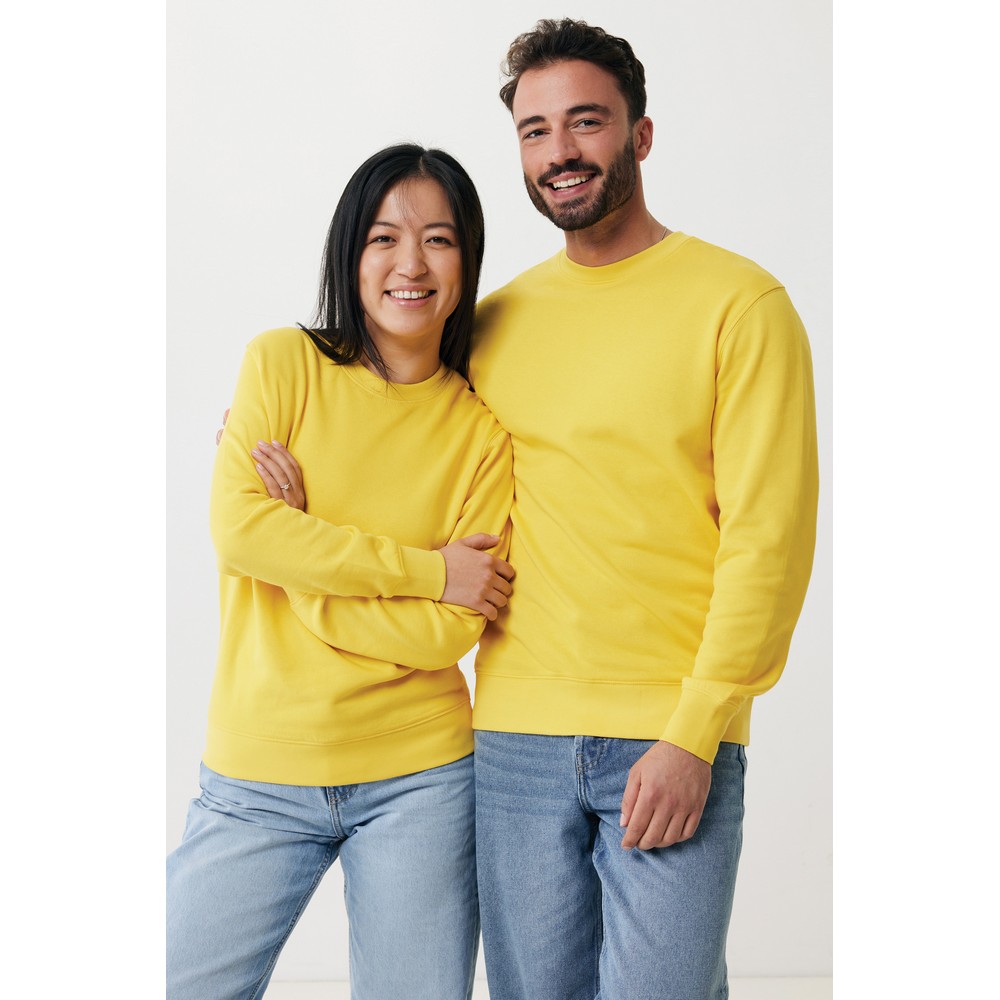 Ekologiczny sweter unisex z bawełny z recyklingu Etosha - Inne tekstylia z nadrukiem logo | VEBI - zdjęcie 1095