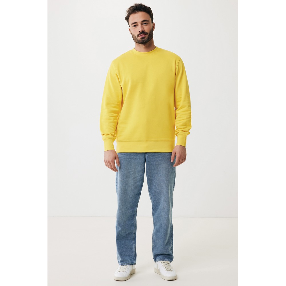 Ekologiczny sweter unisex z bawełny z recyklingu Etosha - Inne tekstylia z nadrukiem logo | VEBI - zdjęcie 1087