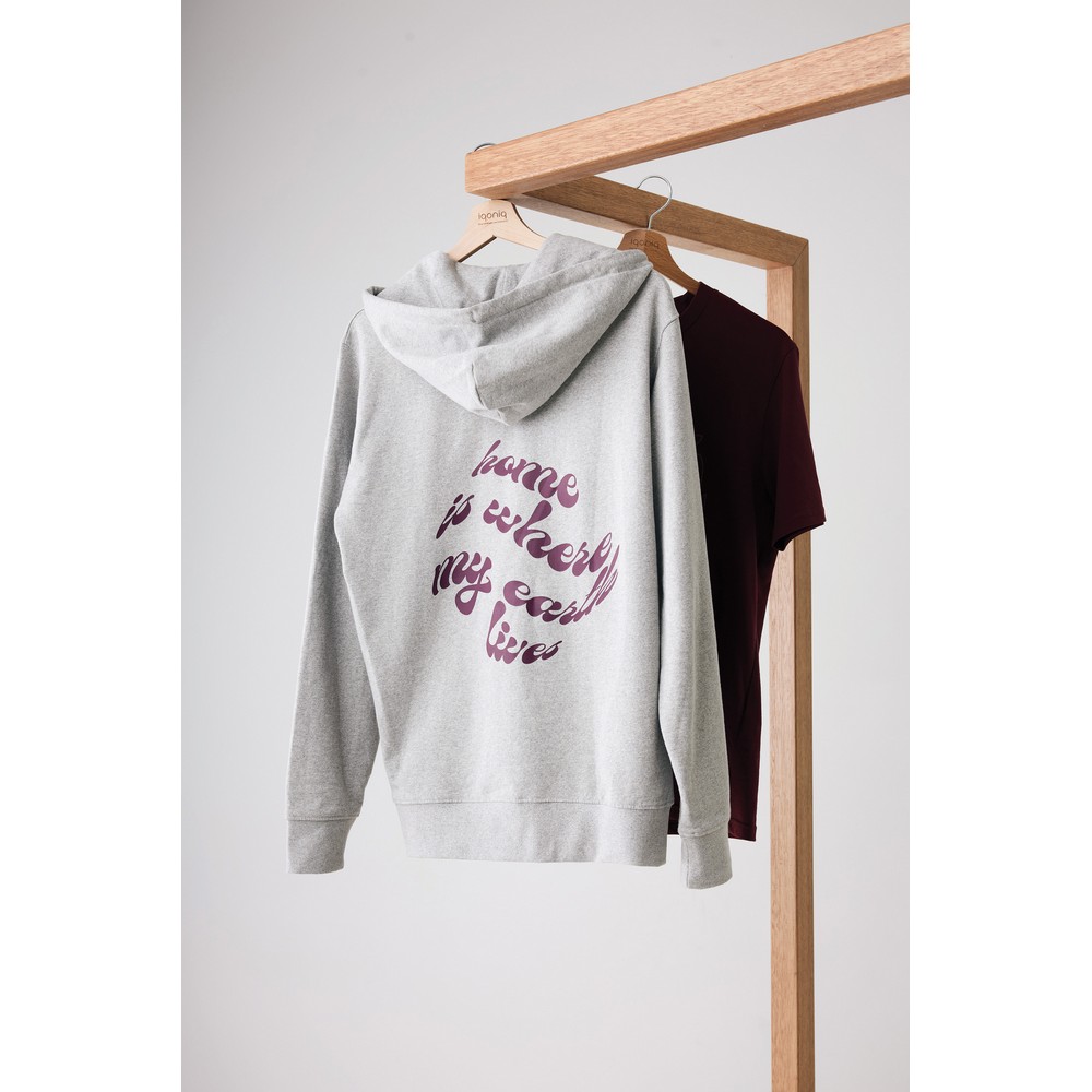 Bluza ekologiczna z kapturem Iqoniq Abisko - z recyklingu - Inne tekstylia z nadrukiem logo | VEBI - zdjęcie 354
