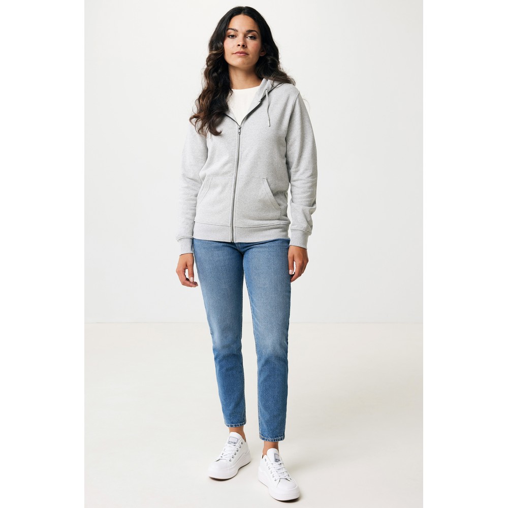Bluza ekologiczna z kapturem Iqoniq Abisko - z recyklingu - Inne tekstylia z nadrukiem logo | VEBI - zdjęcie 349