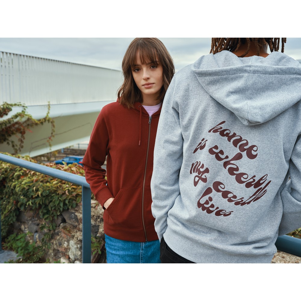 Bluza ekologiczna z kapturem Iqoniq Abisko - z recyklingu - Inne tekstylia z nadrukiem logo | VEBI - zdjęcie 337