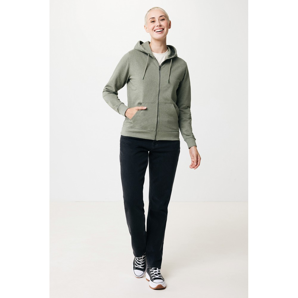 Bluza ekologiczna z kapturem Iqoniq Abisko - z recyklingu - Inne tekstylia z nadrukiem logo | VEBI - zdjęcie 462