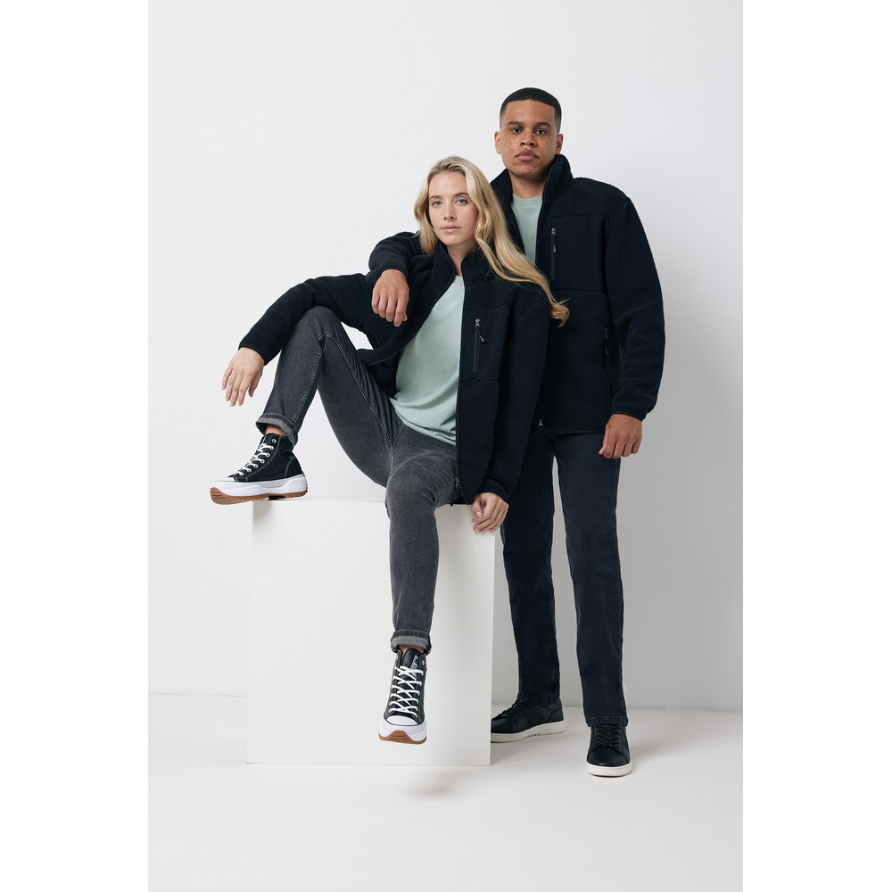 Kurtka z recyklingu Iqoniq Diran - ekologiczna polar unisex - Kurtki z nadrukiem logo | VEBI - zdjęcie 73