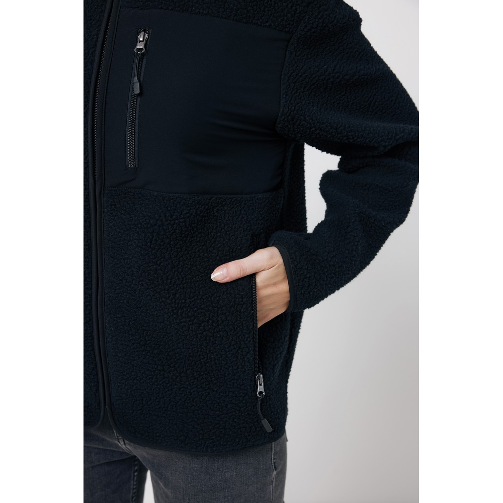 Kurtka z recyklingu Iqoniq Diran - ekologiczna polar unisex - Kurtki z nadrukiem logo | VEBI - zdjęcie 46