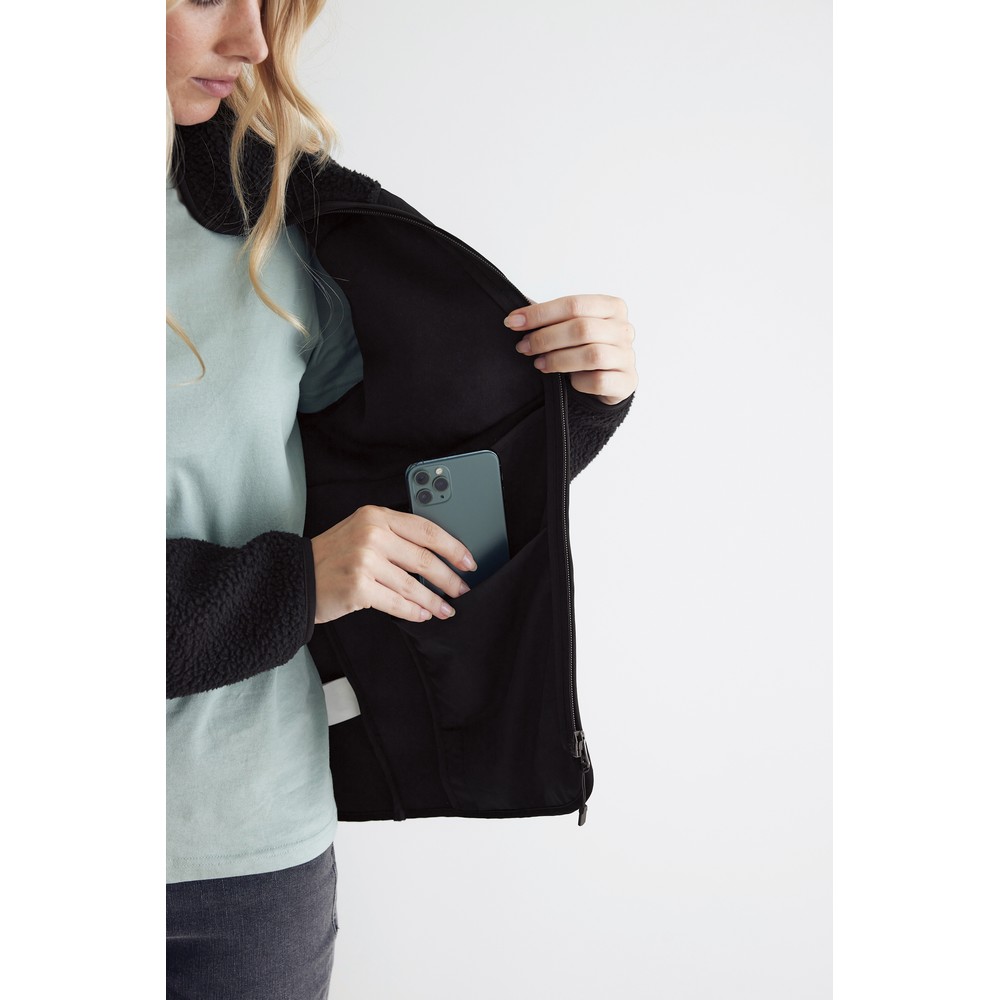 Kurtka z recyklingu Iqoniq Diran - ekologiczna polar unisex - Kurtki z nadrukiem logo | VEBI - zdjęcie 135