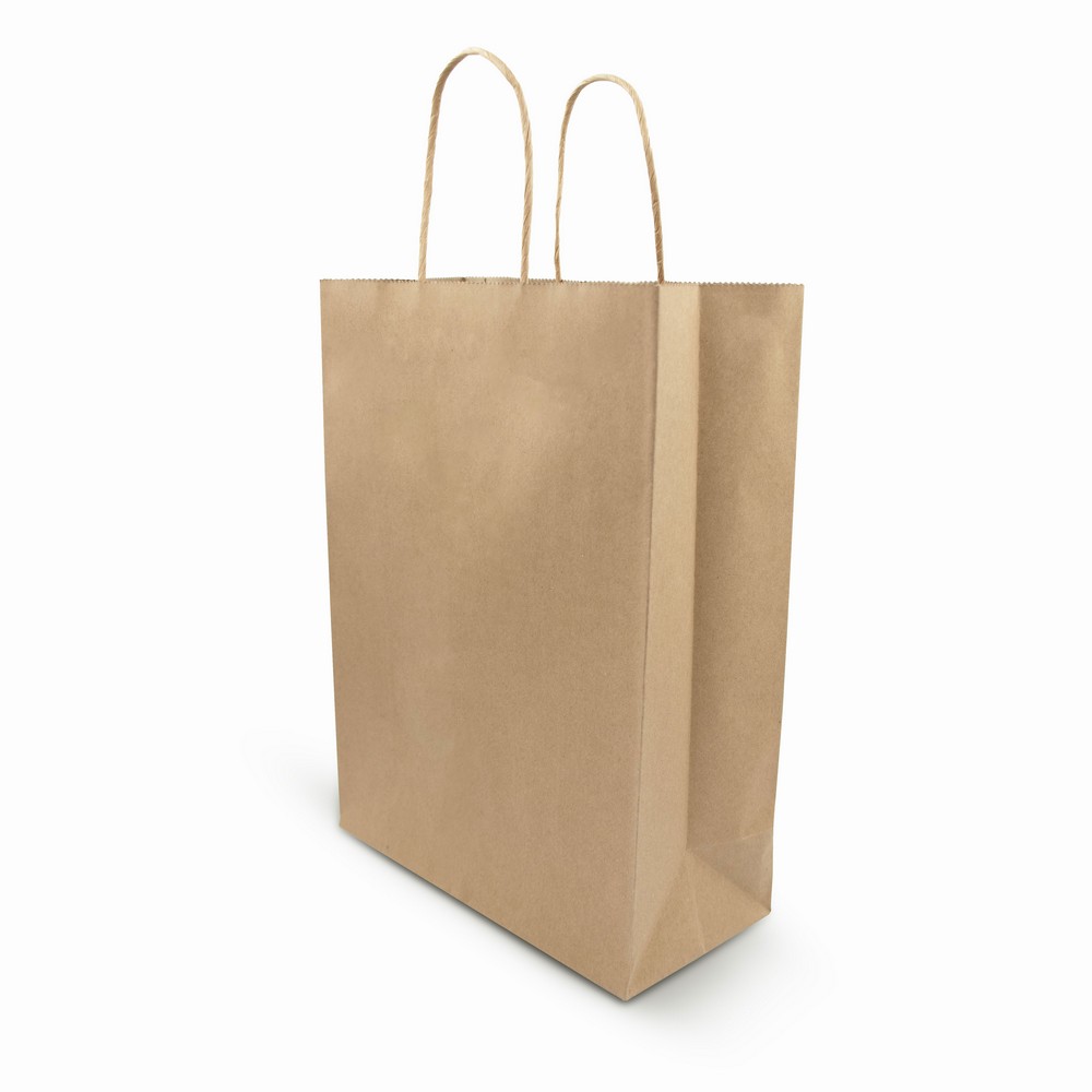 Torba papierowa A5 z recyklingu – elegancka i wytrzymała - Torby papierowe z nadrukiem logo | VEBI - zdjęcie 3
